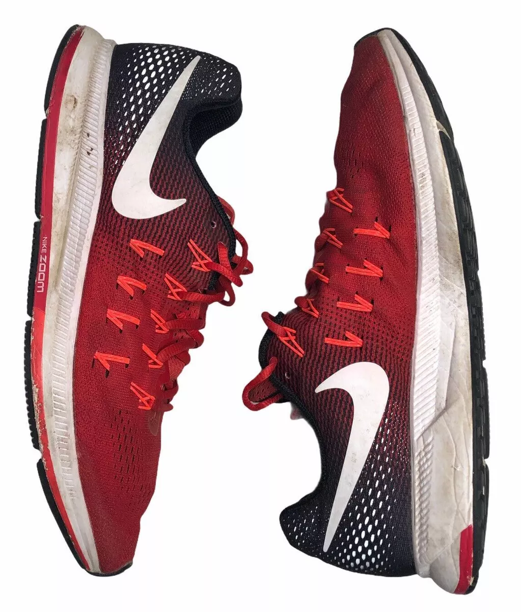 prosperidad agitación Tortuga Nike Air Zoom Pegasus 33 Red/Black Running Shoes Men&#039;s (Size: 11.5)  831352-601 | eBay