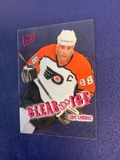 1996-97 Fleer Ultra Clear the Ice #6 Eric Lindros - Super Rare Insert - Nice!