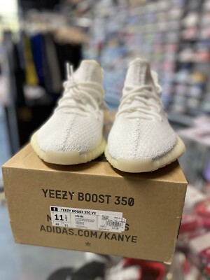Size 11.5 - adidas Yeezy Boost 350 V2 Low Cream White / Triple