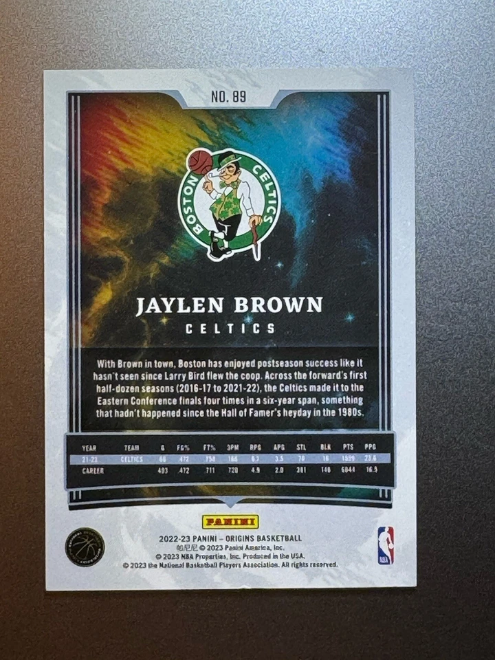 🔥2022-23 Panini Origins - #89 Jaylen Brown - Image 2 of 2