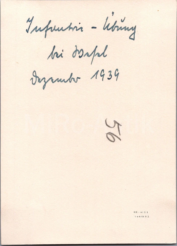 2 x foto, ejercicio de infantería en diciembre de 1939, XT55129 - Imagen 4 de 4