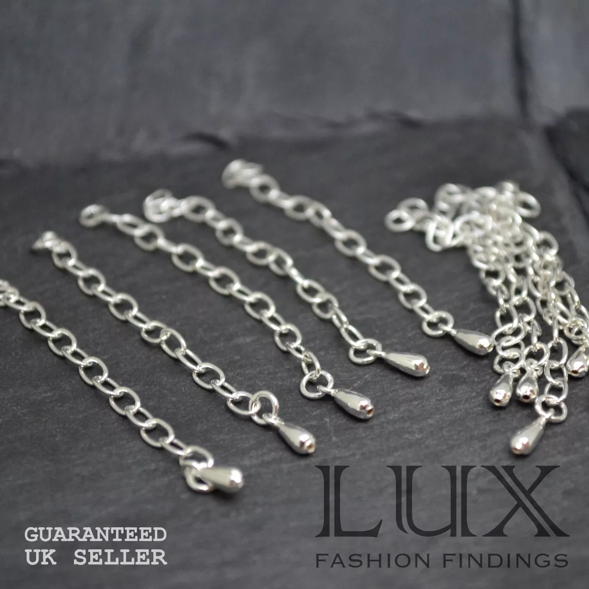 BULK BUY DISCOUNT Sterling Silver 925 Extension Chain Jewellery Making Findings