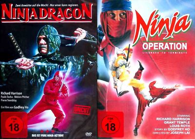 Ninja Dragon / Ninja - Licensed to Terminate (1986/87, Godfrey Ho, Trash, DVD)
