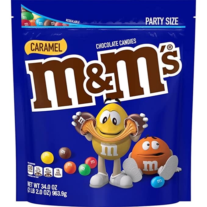 M&M’s Caramelo Caramelo M&ms Fiesta Talla 963g, orig. USA MHD 09/24 Envío desde D!
