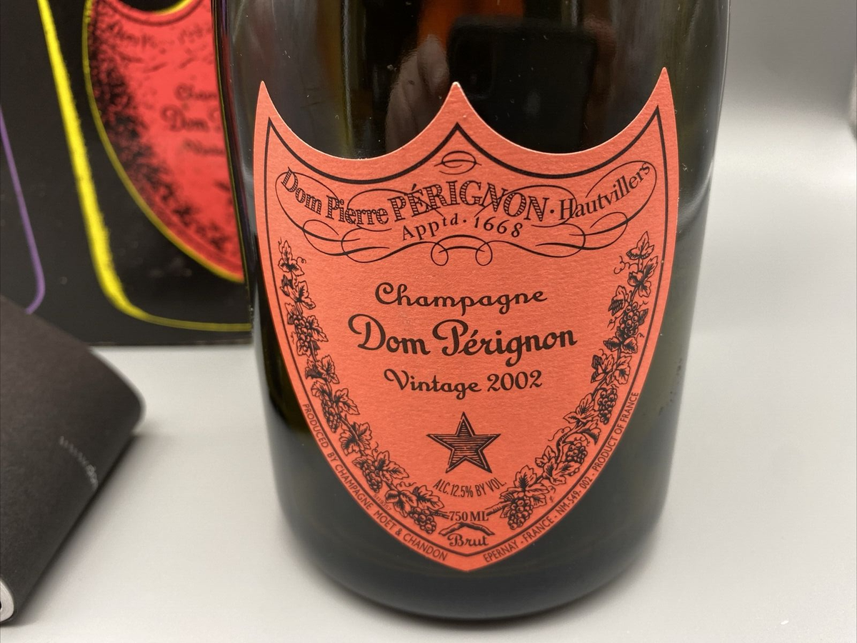 Dom Perignon EMPTY BOTTLE & Box Andy Warhol Diaries 1981 Dom Perignon EMPTY BOTTLE & Box Andy Warhol Diaries 1981