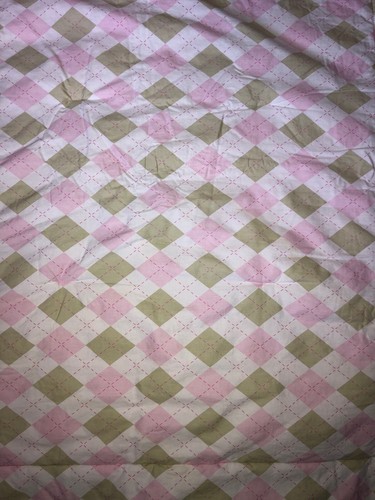 SOHO Sweetie Garden Tree Baby Comforter Crib Blanket Pink White Brown Flowers - Picture 6 of 6