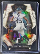 2022 Panini Select Chigoziem Okonkwo Die Cut White Prizm /49 Card #197