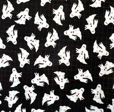 Halloween Fabric Signature Classics by Oakhurst Textiles Ghosts 4 Yard Piece