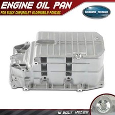 Engine Oil Pan W 12 Bolt Holes For Buick Chevrolet Oldsmobile Pontiac 3.1l 3.4l