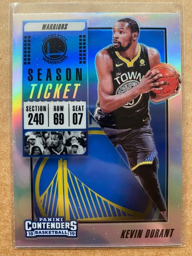Kevin Durant [Premium Gold] #8 2018 Panini Contenders card