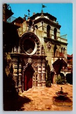Postcard California Riverside St Francis Chapel Mission Inn Portal Chrome  I728