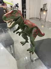 Geobra Brandstatter T-Rex Dinosaur Action Figure Green Tyrannosaurus Germany