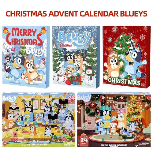 2024 Xmas Bluey Advent Calendar Contains 24 days Calendar Kid Toy Xmas Gift - Picture 3 of 26