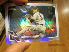 KEVIN GAUSMAN GIANTS 2021 Topps Chrome Update All-Star Game Refractor ASG-30