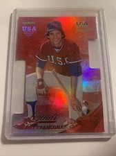 Terry Francona 2013 Panini USA Baseball Certified Red /299 Die Cut
