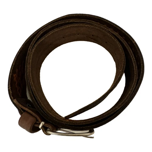 Echtleder Gürtel Dunkelbraun Rinderleder Luxus Herren Handmade Marokko - Bild 5 von 5