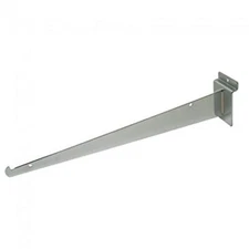 SW14KB Chrome Shelf Bracket 14-Inch Compatible with Slatwall Heavy Duty Use