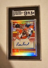 2018 Panini Honors #403 PATRICK MAHOMES Score Tribute Auto #5/25 SGC 9.5/10 