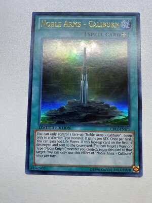 Yu-Gi-Oh! Noble Arms - Caliburn Ultra Rare Limited Edition CBLZ-ENSP1 MP