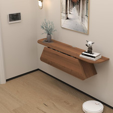 Floating Console Table,47'' Wall Mounted Entryway Table,Floating Console Shelf f