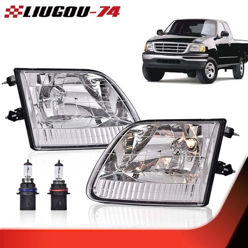 Fit For 1997-03 Ford F-150 97-99 F-250 97-2002 Expedition Headlight LH & RH Side - Picture 2 of 9