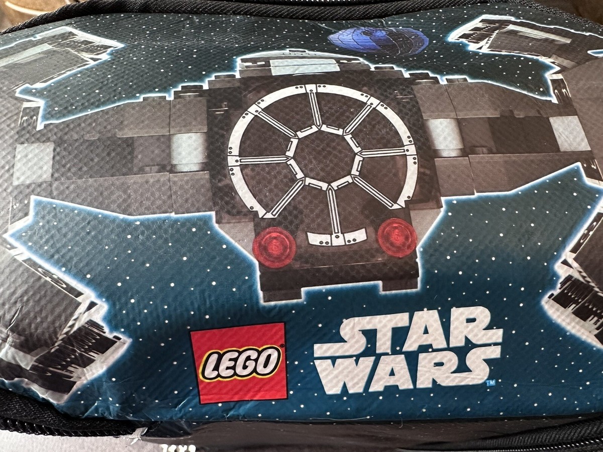 LEGO Star Wars Zip Bin Tie Fighter Brick Storage Carry Case Play Mat
