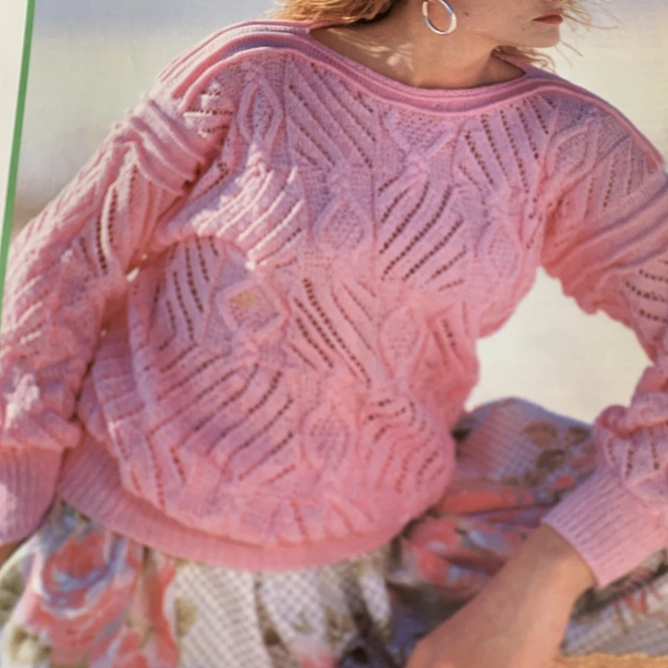 VINTAGE CREATIVE KNITTING PATTERN - PATCHWORK STITCH PATTERNS IN A FINE COTTON - Image 2 of 4