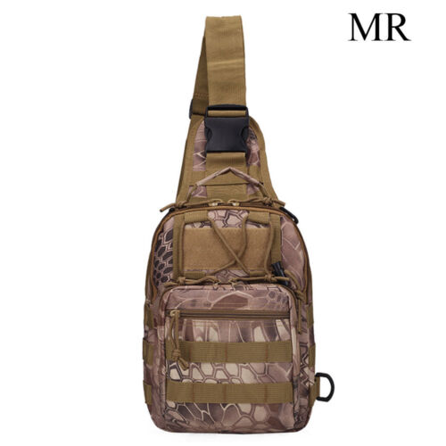 Tactical Shoulder Bag Messenger Sling Chest Pack Military Molle Outdoor Backpack - Picture 15 of 18