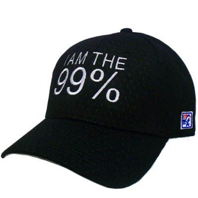 99% Strong New York Nyc Occupy Wall Street Medium Md Hat Cap Mesh Black Flex Fit (644395956957)