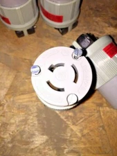 Arrow-Hart 6314G Twist Lock 250V 20A Connector Receptacles (Lot of 2)