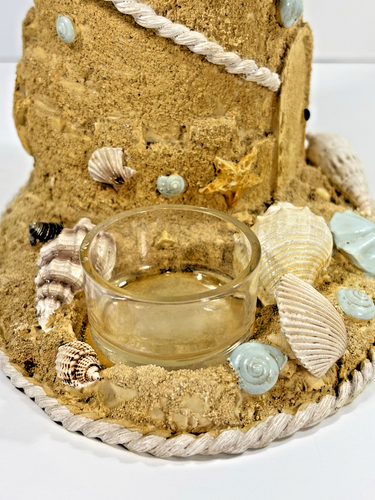 Yankee Candle TART WARMER "Sandcastle" #1091242 Seashells Nautical NO DISH - Picture 20 of 20