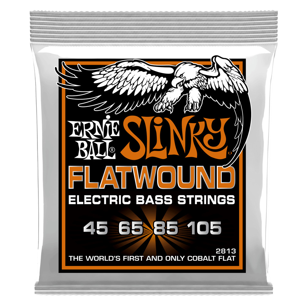 Ernie Ball 2813 Hybrid Slinky Flat Wound Electric Bass Strings