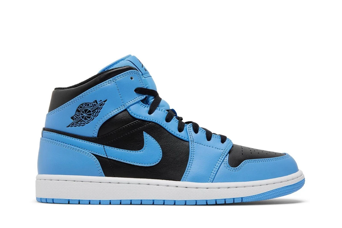Air Jordan 1 MID 新品未使用 ブラック/ブルー Jordan 1 Mid University Blue Black for Sale | Authenticity