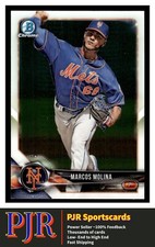 2018 Bowman Chrome #BCP35 Marcos Molina New York Mets  Buy 4 - 35% OFF
