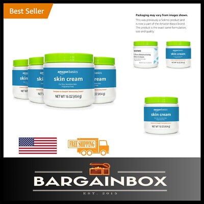 Dermatologist Tested Fragrance-Free Cream for Sensitive Skin - 16 oz Jars