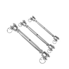 Turnbuckle Stainless Steel Flower Basket Screw Jaw Wire Rope Fork Rigging Screw