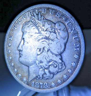 1878 CC 1$ Morgan Silver Dollar 90% Silver Carson City First Year