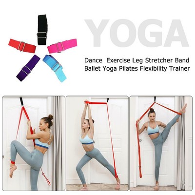 Leg Stretcher Ballet Door Flexibility /& Stretching Leg Strap Stretch Band with Carrying Pouch for Yoga Dance and Gymnastic Exercise