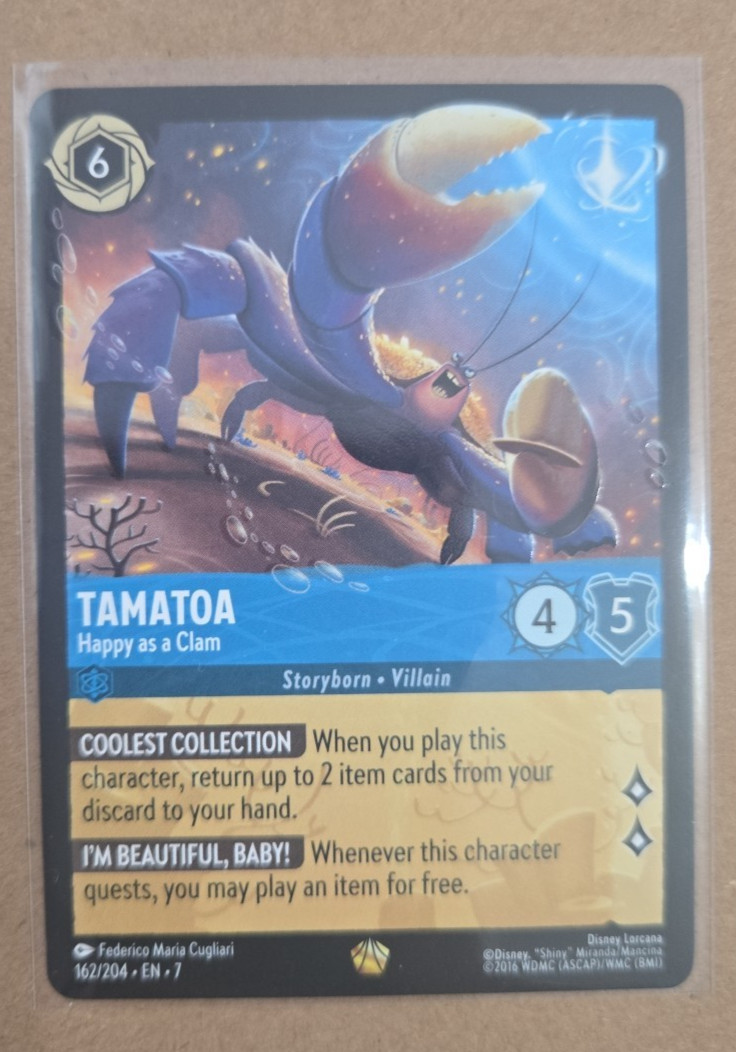 Tamatoa - Happy as a Clam 162/204 Archazia's Island Legendary