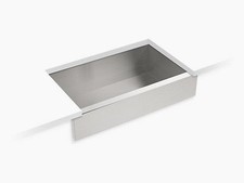 Sterling 20243-NA 34"x19.75" SS Single Bowl Farmhouse Kitchen Sink
