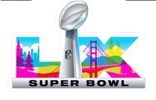 Super Bowl LX 60, Vinyl Die Cut Sticker