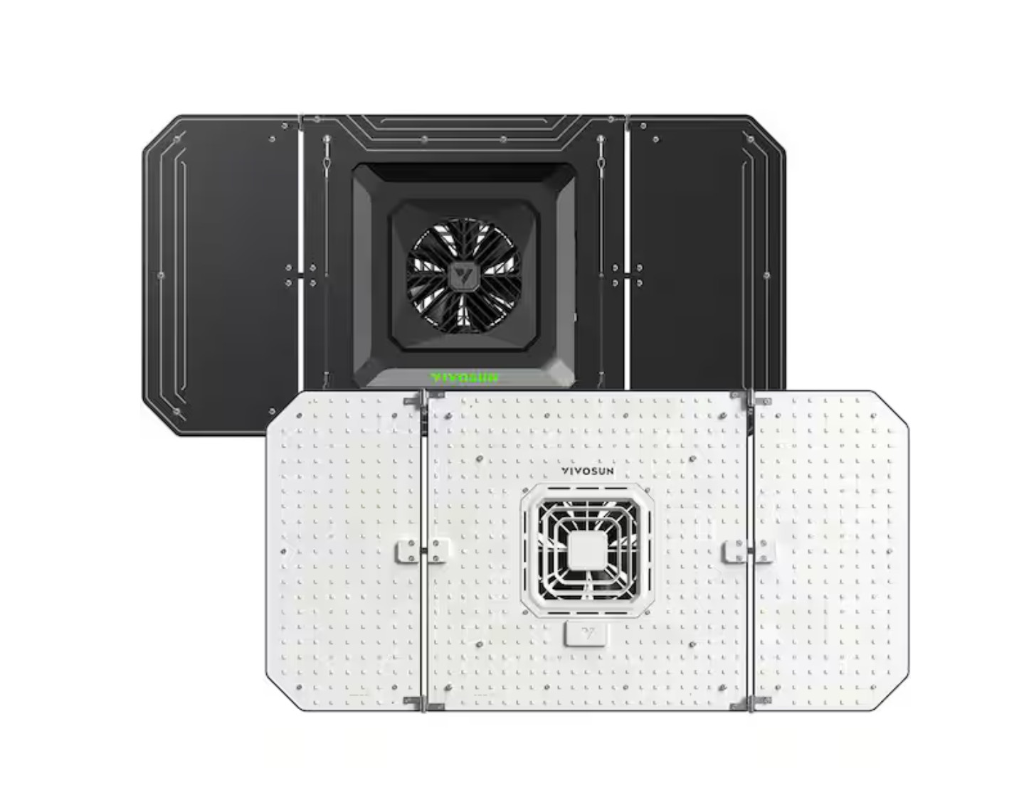 200w Led Grow Light W Fan 13in Full Spectrum Open Box