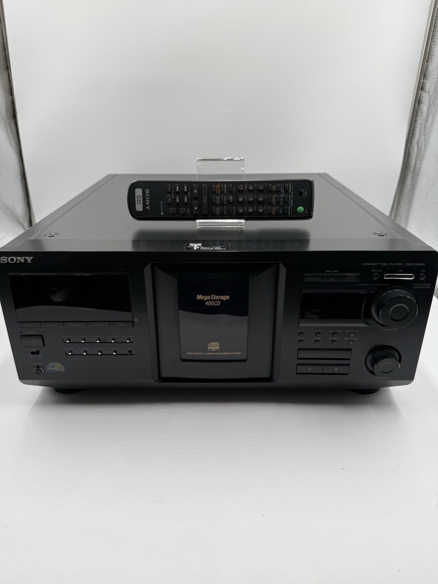 Sony CDP-CX455 400 Disc CD Mega Storage Player Changer New Belts