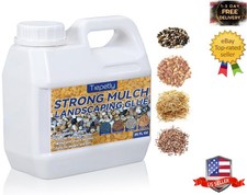 Mulch and Rock Glue for Landscaping, Concentrated Mulch Anchor for Gravel, Rocks