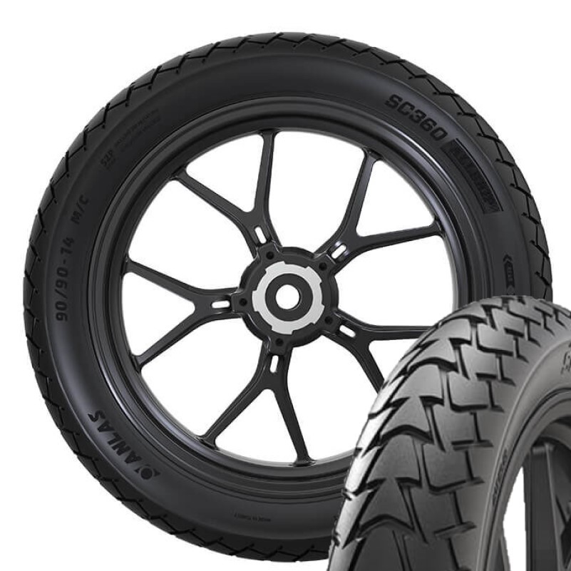 Scooter Tyre Anlas All Grip SC360 100/90 -14 57P TL Universal