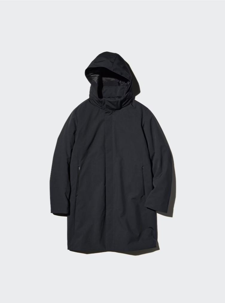 Men Hybrid Down Parka Coat UNIQLO Warmer than The North Face Fill power 750+ NEW thumbnail 2
