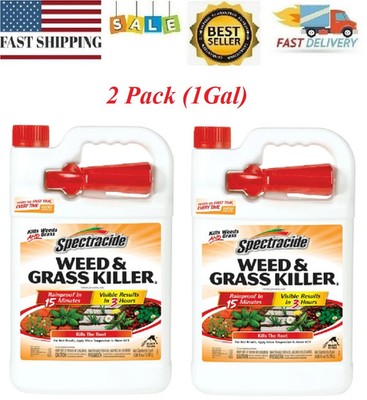 Weed Grass Killer 1 Gallon Ready-to-use Visible Results in 3 Hours, 2 Pack