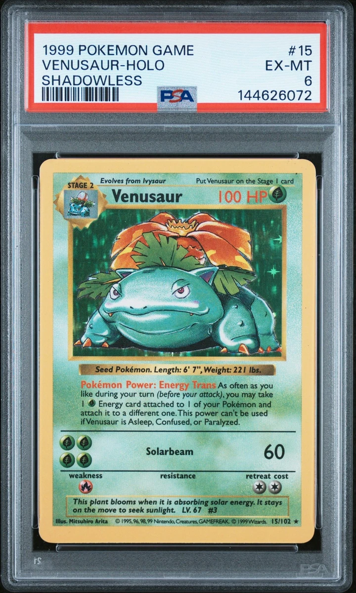 Pokémon TCG Professional Sports Authenticator (PSA) Base Set Grade