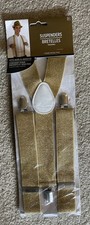 Suspenders Clown Elastic Fancy Dress Halloween Adult Costume/fUSA Gold