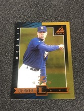 1998 Pinnacle Zenith Z Gold /100 Derrek Lee #87 100/100